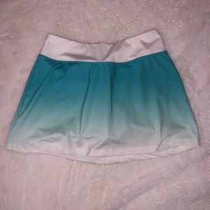 FILA Turquoise Ombré Tennis Skort